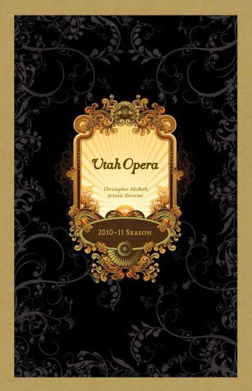 Utah Opera Brochure 2010