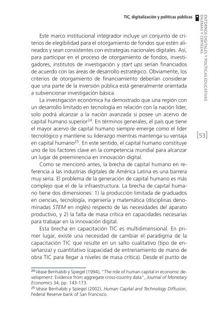 ENTORNOS DIGITALES Y POLÍTICAS EDUCATIVAS