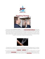 Plumbing Olympia