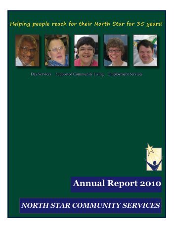 Annual Report 2010 - North Star Community Services