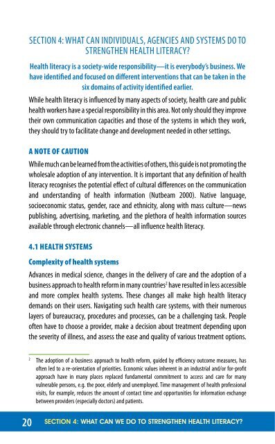 Part 1 'the basics' - World Health Communication Associates