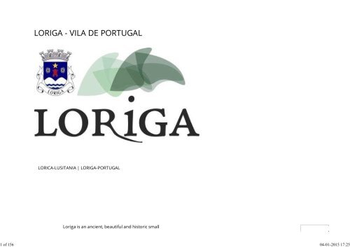 VILA_DE_LORIGA_PORTUGAL_Extratos da obra do historiador António Conde sobre a história de Loriga - Excerpts of the work of the historian Antonio Conde about the history of Loriga