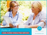 Benefits of Hiring Expert Legal Nurse Consultants