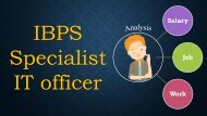IBPS Specialist it officer