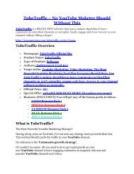 TubeTraffic review in detail and (FREE) $21400 bonus