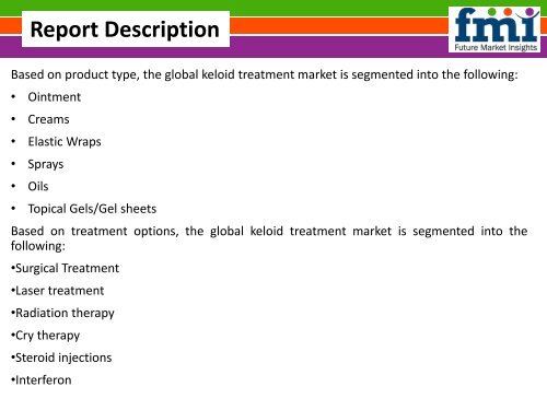 Keloid Treatment Market Revenue and Value Chain 2016-2026