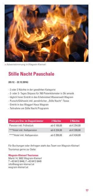 Stille Nacht Programm 2016