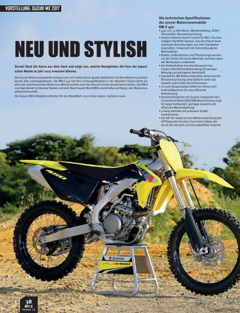 Motocross Enduro Ausgabe 10/2016