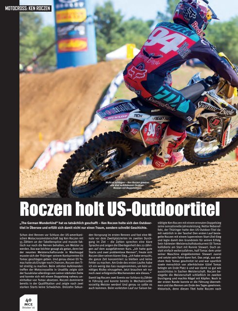 Motocross Enduro Ausgabe 10/2016