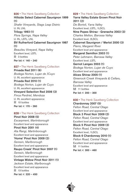 Fine & Rare Wines