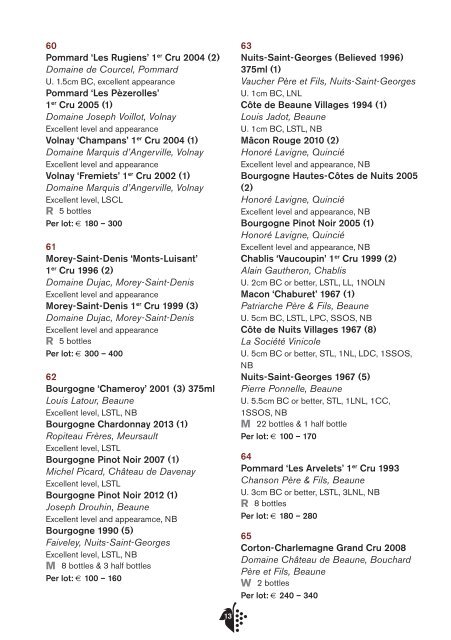 Fine & Rare Wines