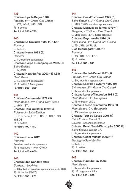 Fine & Rare Wines