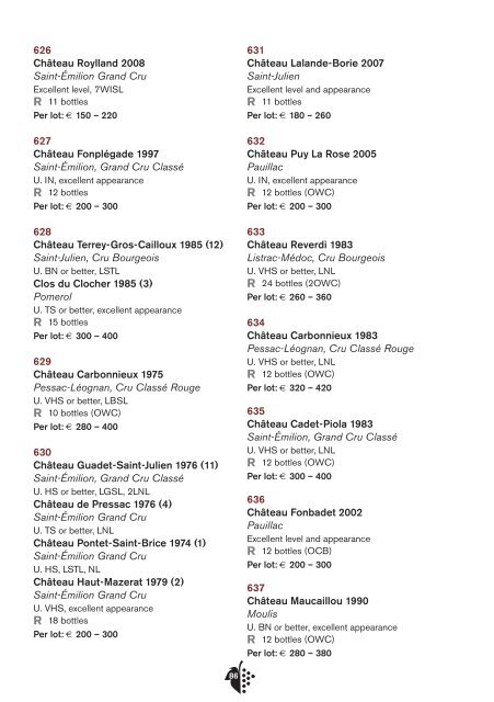 Fine & Rare Wines