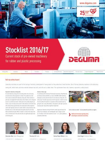 DEGUMA Stocklist 2016-17 - english