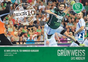 GRÜNWEISS – das Magazin der DHfK-Handballer