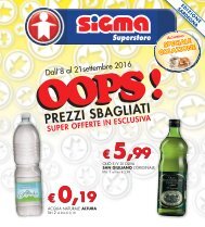 Offerte dal 8 al 21 Settembre