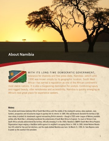 About Namibia
