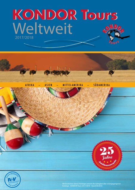 Kondor Katalog 2017 Weltweit