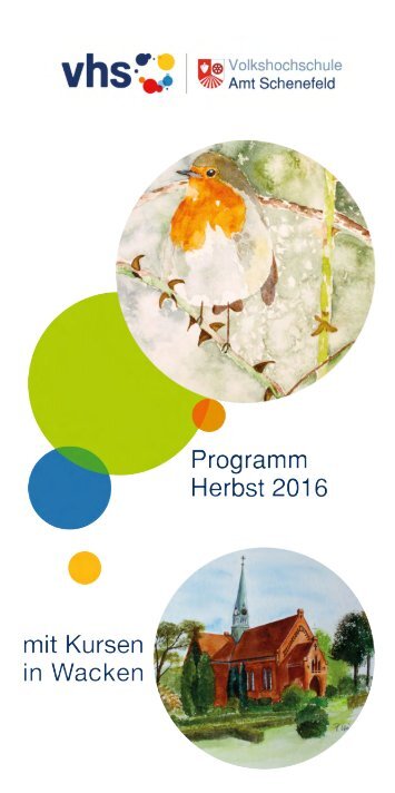 VHS Schenefeld Programm Herbst 2016