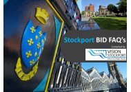 Stockport BID Proposal FAQs Feb 2016