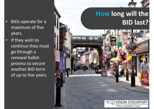 Stockport BID Proposal FAQs Feb 2016