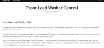 Front Load Washer Central