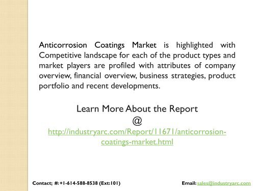 Anticorrosion Coatings Market: anticorrosive paint demand is high
