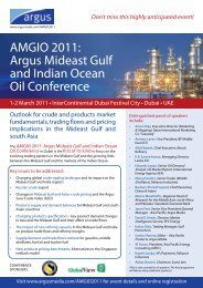 AMGIO 2011: Argus Mideast Gulf and Indian Ocean ... - Argus Media