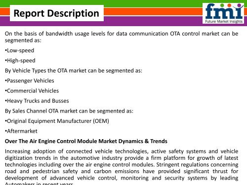 Over The Air Engine Control Module Market