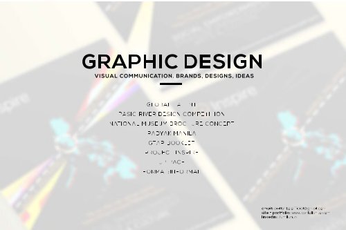 Carlo Llanto Architecture and Graphic Design Portfolio 1st Ed