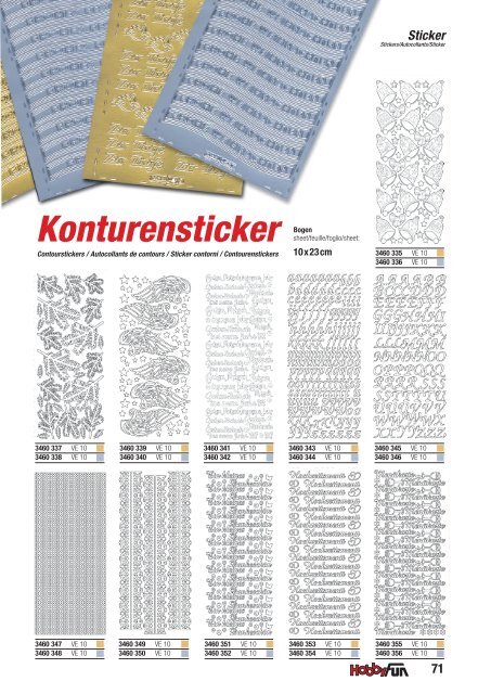 HobbyFun - Neuheiten - Katalog - Juli 2016