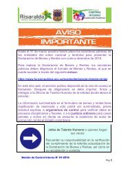 Boletin Control Interno 2016