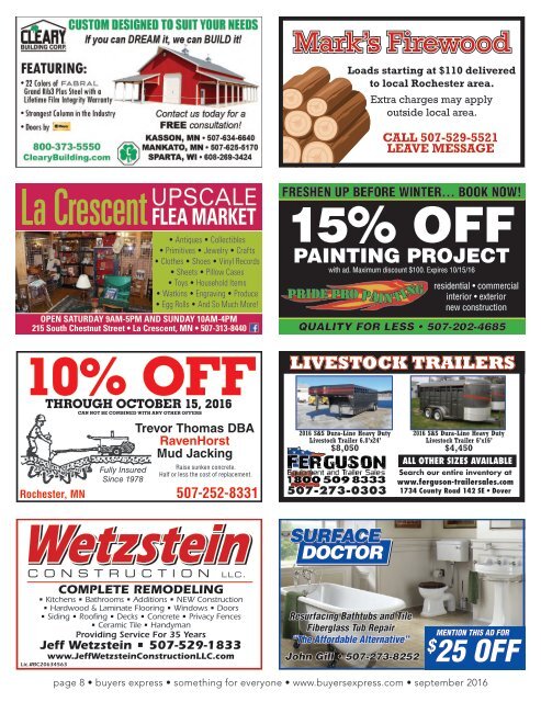 Buyers Express - Rochester Edition - September 2016