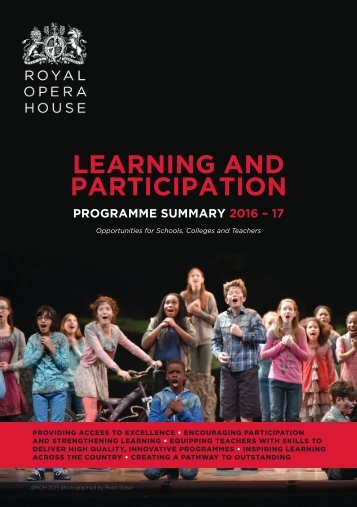 ROH Learning & Participation Programme Summary 2016/17