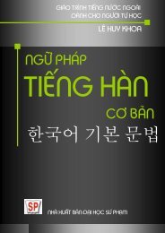 Ngu phap tieng Han Co Ban