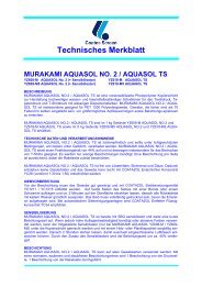 Technisches Merkblatt MURAKAMI AQUASOL NO. 2 ... - KIT Siebdruck