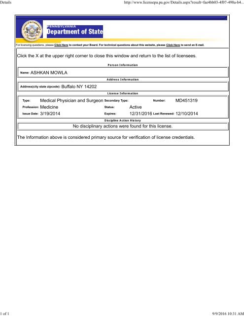 Dr. Ashkan Mowla_Salinas Valley Memorial Healthcare System CV Packet