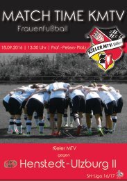 18.09.16 KMTV – SV Henstedt-Ulzburg II