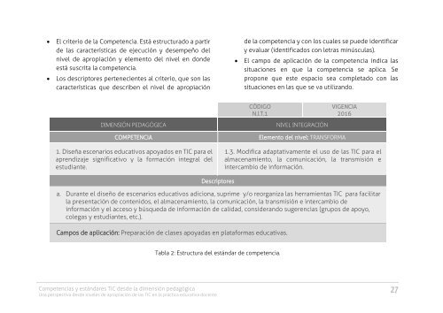 COMPETENCIAS Y ESTÁNDARES TIC desde la dimensión pedagógica