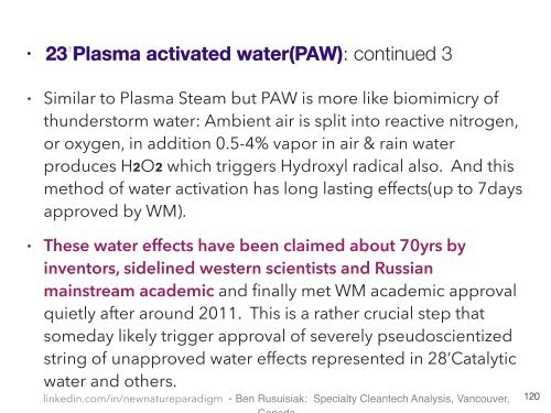 Fire niveauer af Miljøvenlige, Lavpris, Mindre Kendte Vand Teknologi til Fremtiden : Four Types of Forgotten Water Related Low Cost Clean Tech for Commercial & Industrial Applications