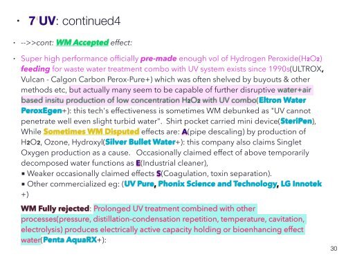 Fire niveauer af Miljøvenlige, Lavpris, Mindre Kendte Vand Teknologi til Fremtiden : Four Types of Forgotten Water Related Low Cost Clean Tech for Commercial & Industrial Applications