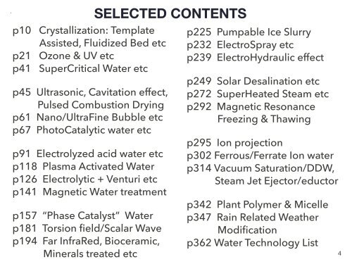 Fire niveauer af Miljøvenlige, Lavpris, Mindre Kendte Vand Teknologi til Fremtiden : Four Types of Forgotten Water Related Low Cost Clean Tech for Commercial & Industrial Applications