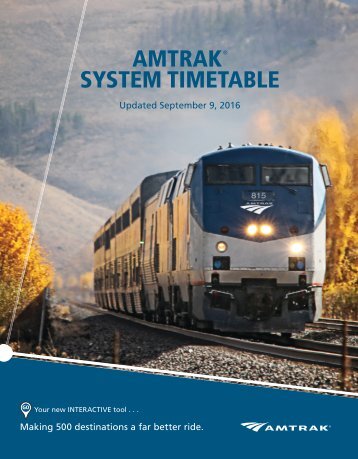 SYSTEM TIMETABLE