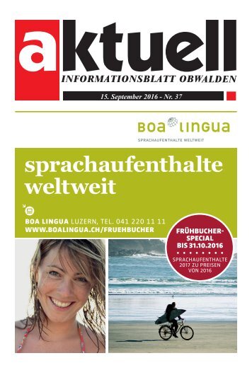 Aktuell Obwalden 37-2016