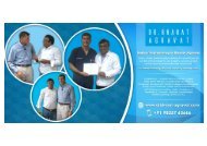 Indian Implantologist Bharat Agravat Received Advanced All-on-Four® Dental Implants Training from Dr. Robert Schroering from Kentucky (USA)