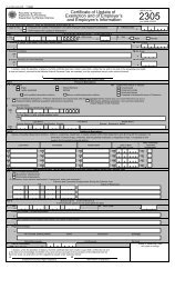 BIR Form No. 2305