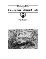 33rd International Herpetological Symposium July 21 - Chicago ...