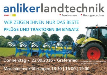 LEMKEN und CLAAS Event 2016