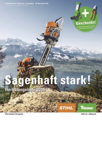 STIHL und VIKING Herbstaktion 2016