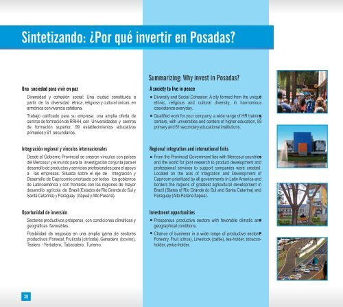 Misiones una Provincia para Invertir, Producir y crecer